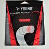 Young X70 black badminton string