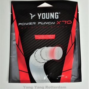 Young X70 black badminton string