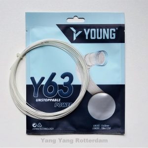 Young Y63 white badminton string