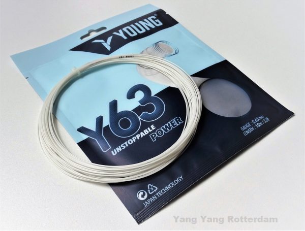 YoungY63 white badminton string